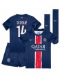 Paris Saint-Germain Desire Doue #14 Domácí dres pro děti 2024-25 Krátký Rukáv (+ trenýrky)